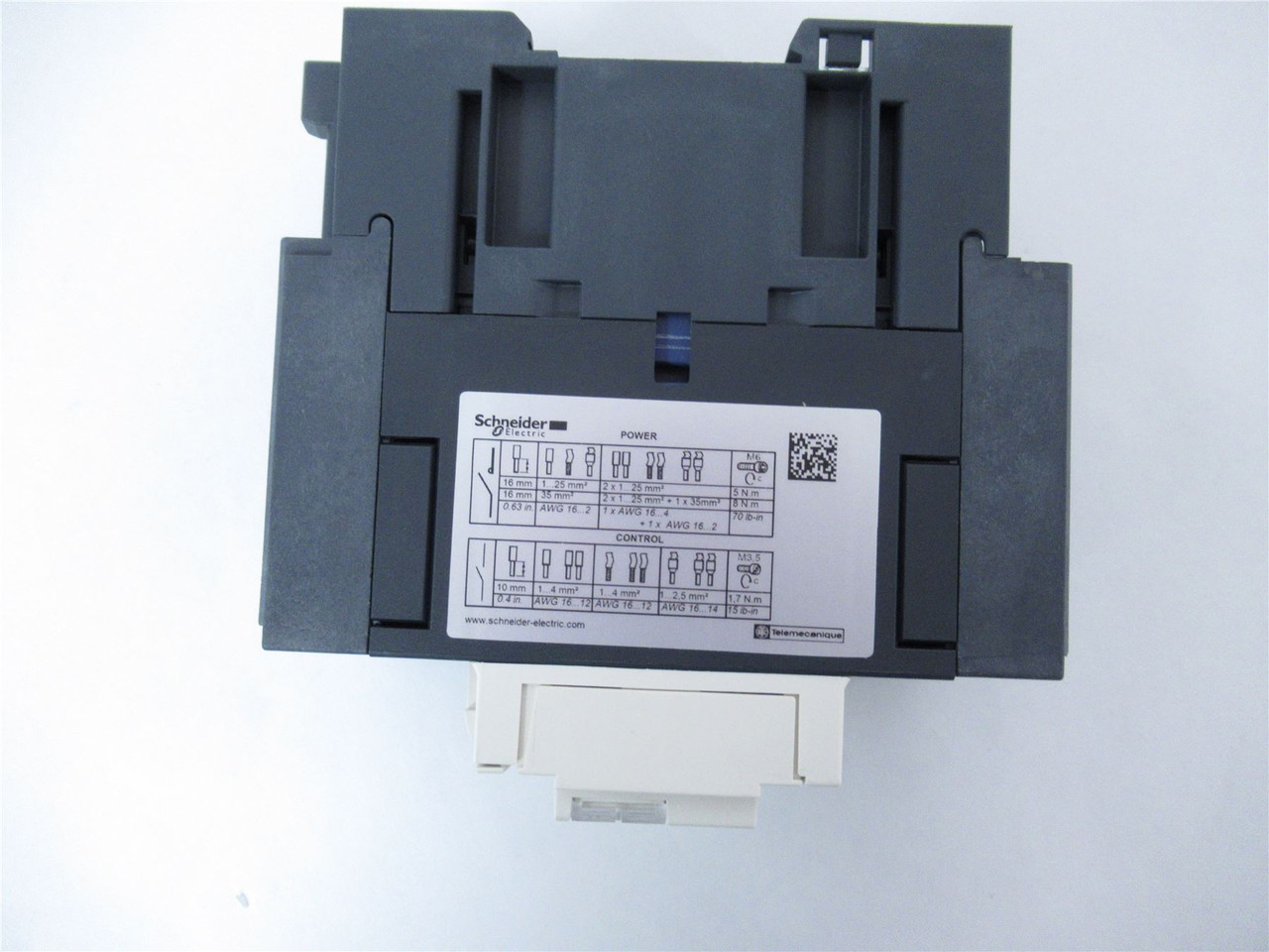 Schneider LC1D50AG7; Contactor50A 440V 3P Coil 120VAC DINrail