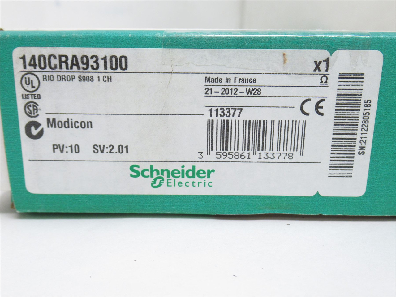 Schneider 140CRA93100; RIO Drop Adaptor Module