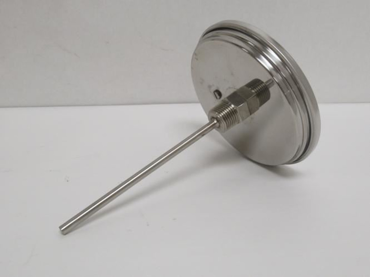 Industry-Std 1NGE8; Analog Thermometer; 5" SS Dial; 0-250Deg F