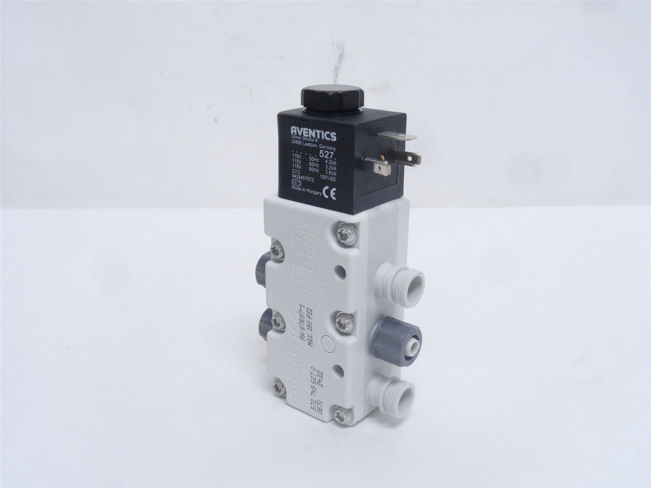 Aventics 5727495270; Air Solenoid Valve; 150PSI; 110/115VAC