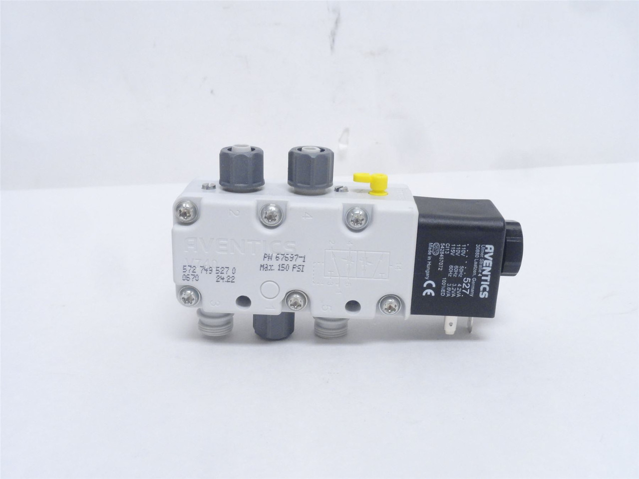 Aventics 5727495270; Air Solenoid Valve; 150PSI; 110/115VAC