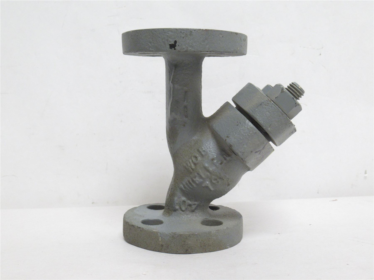 Mueller 79W-1/2; Cast Steel Flanged Y-Strainer; 1/2"; 4-Bolt