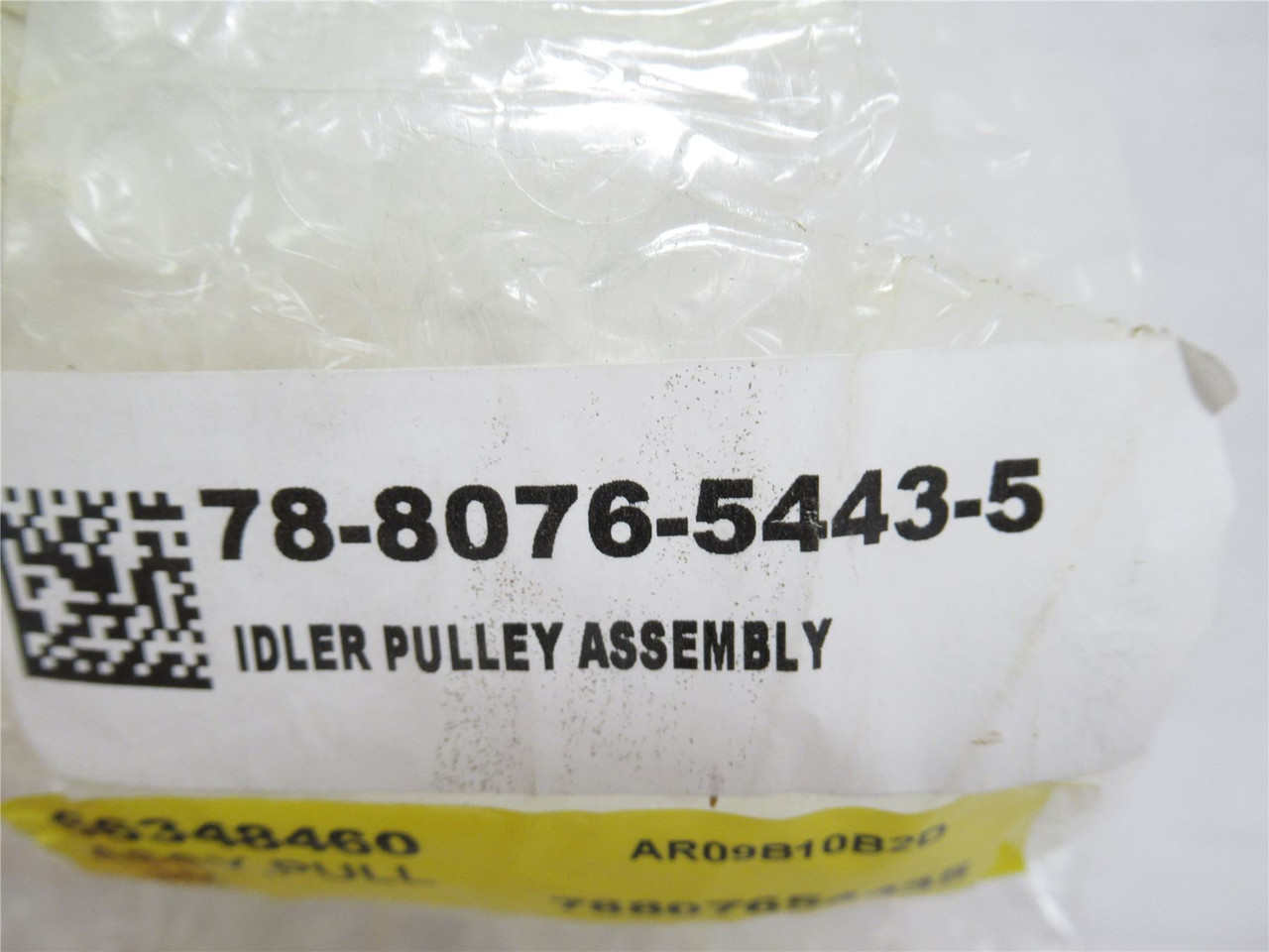 3M 78-8076-5443-5; Idler Pulley Assy; 4"OD; 5/8" Shaft OD