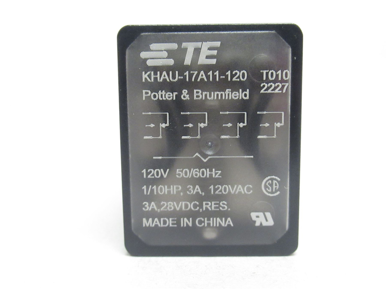 Potter&Brumfield KHAU-17A11-120 ; Relay; 5A; 120V; Coil: 120V