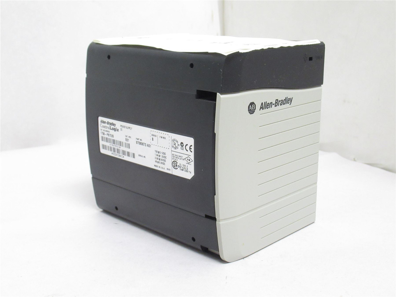 Allen-Bradley 1756-PB72/B; ControlLogix Power Supply 18-32VDC