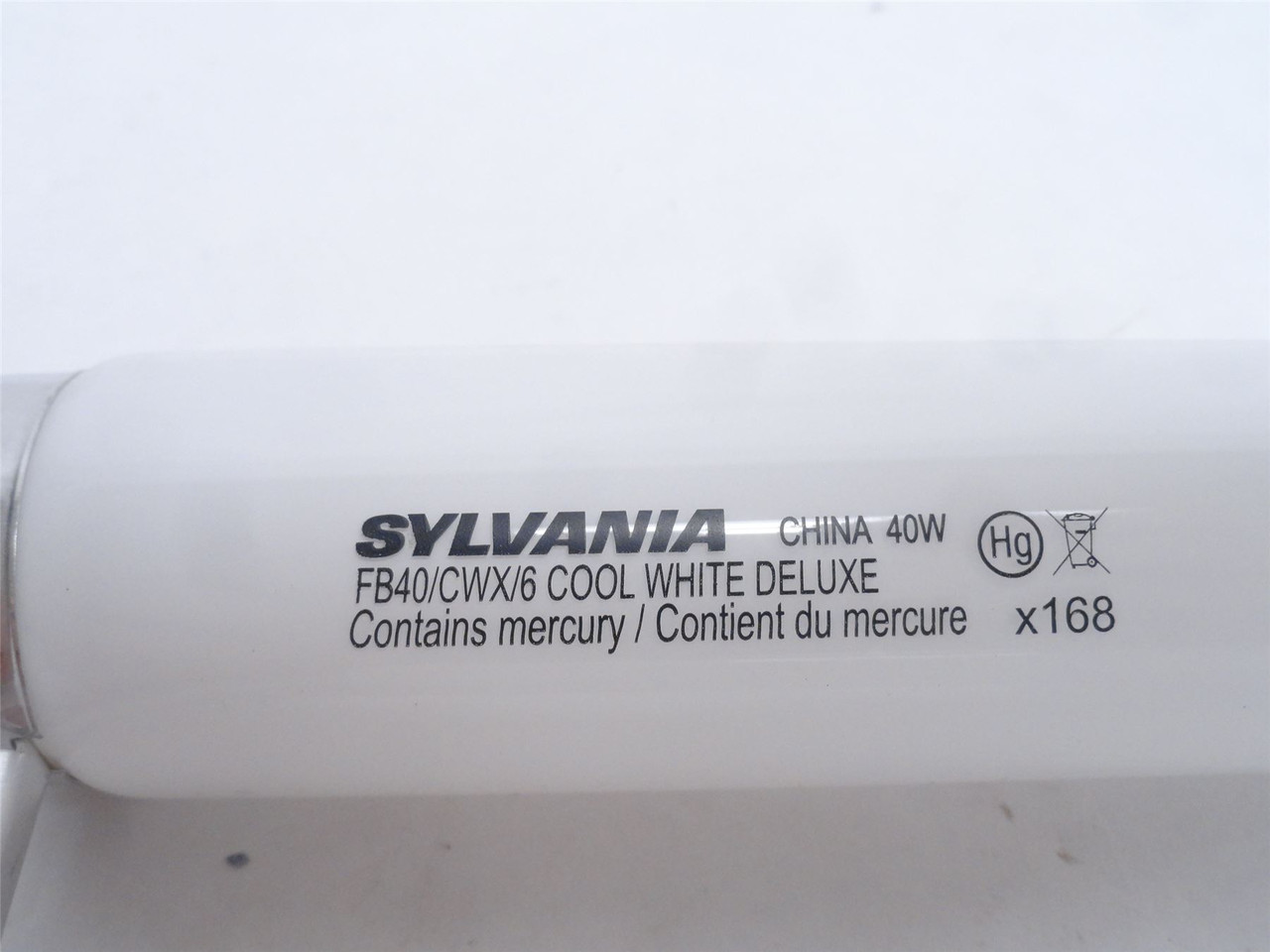 Sylvania FB40/CWX/6; Lot-4 U-Bend Fluorescent T12 Bulbs; 40W