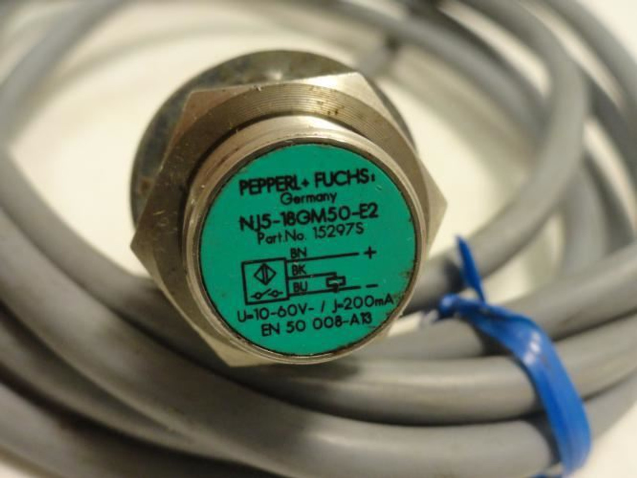 Pepperl+Fuchs 5-18GM50-E2; Proximity Sensor; 110" L (partial Length)