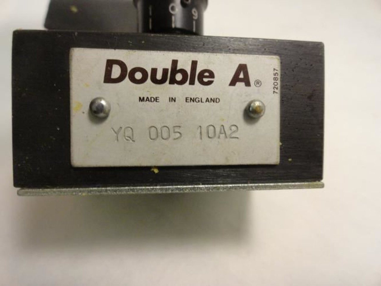 Double A YQ00510A2; Adjustable Flow Control Valve