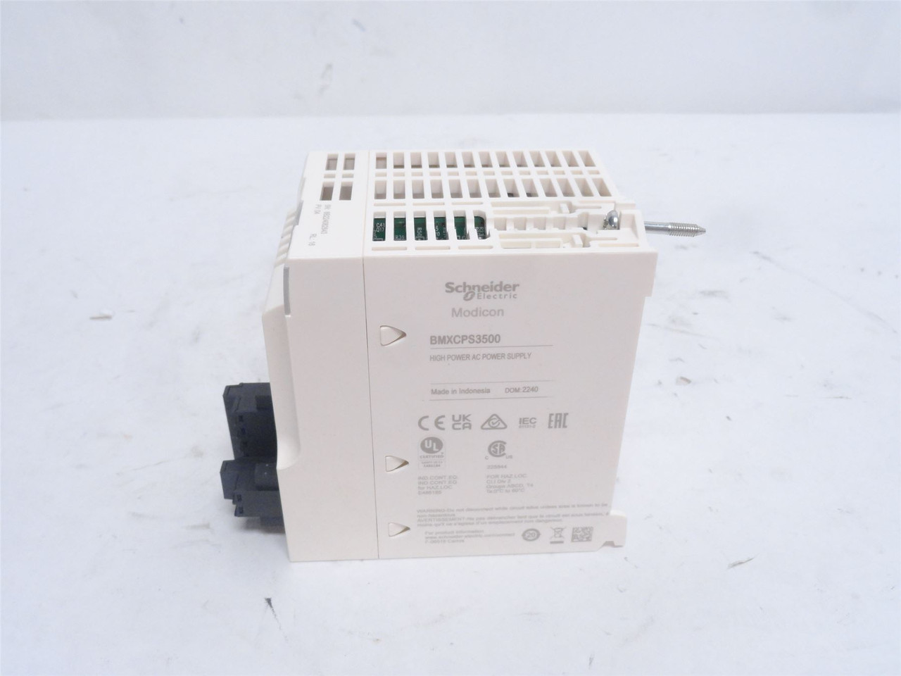 Schneider BMXCPS3500; Power Supply; 100-240VAC In; Out 0-24VDC