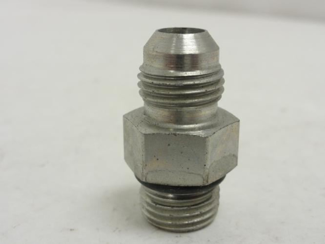 Parker 6 F5OX-S; Hydraulic Adaptor 3/8" Boss To 3/8" JIC