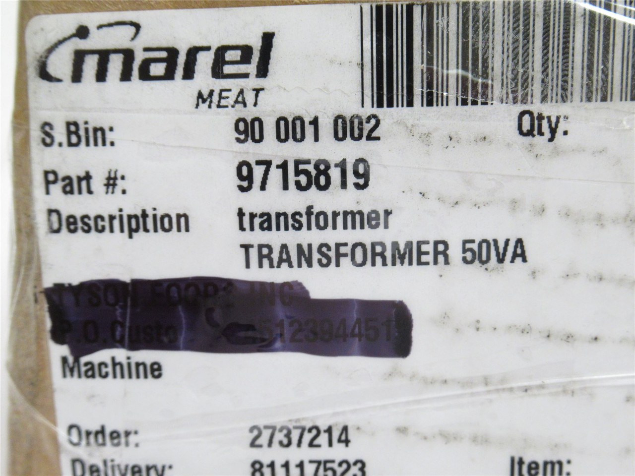 Micron B050-0456-3; Transformer; 50vA; 120-460VAC