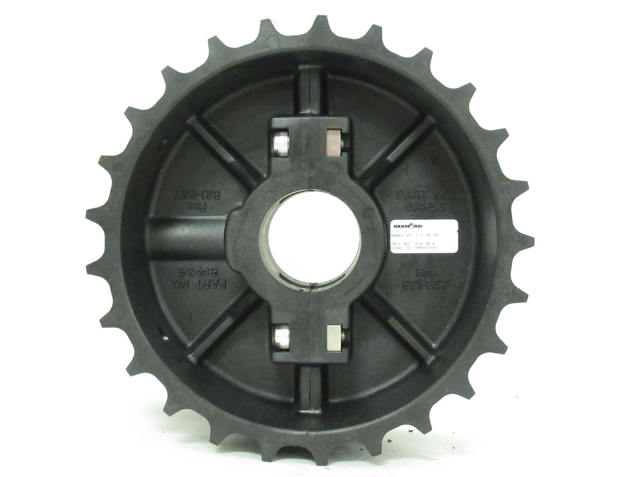 Rexnord 614-36-9; Molded Split Sprocket; 25-Teeth; 1-1/2"ID