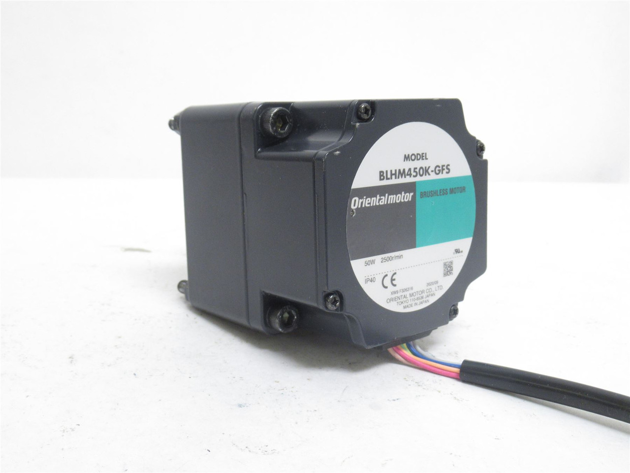 Oriental BLHM450K-GFS; Servo Gear Motor Assy; 50W; 2500r/min