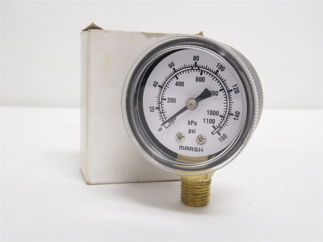 Marsh/Bellofram J1452; Pressure Gauge; 0-160Psi