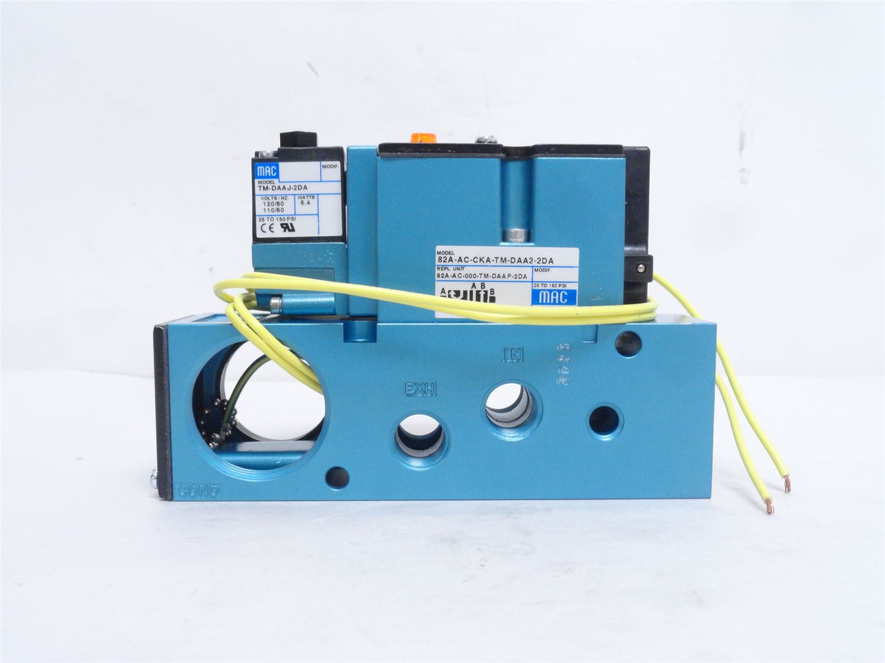 MAC 82A-AC-CKA-TM-DAA2-2DA; Solenoid Valve 25-150PSI 110/120V