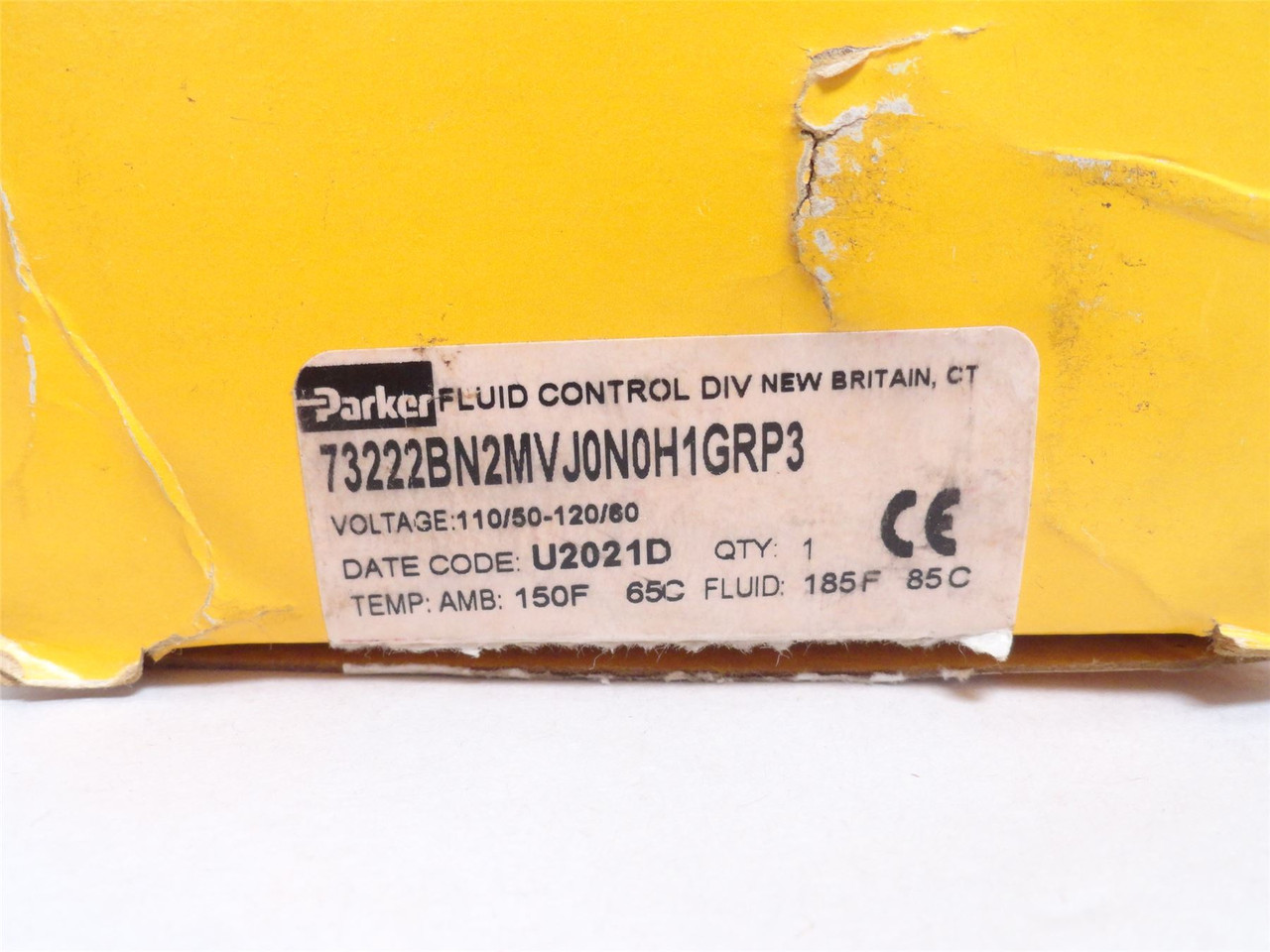 Parker 73222BN2MVJ0N0H1GRP3; Solenoid Valve; 5-200PSI; 1/4NPT
