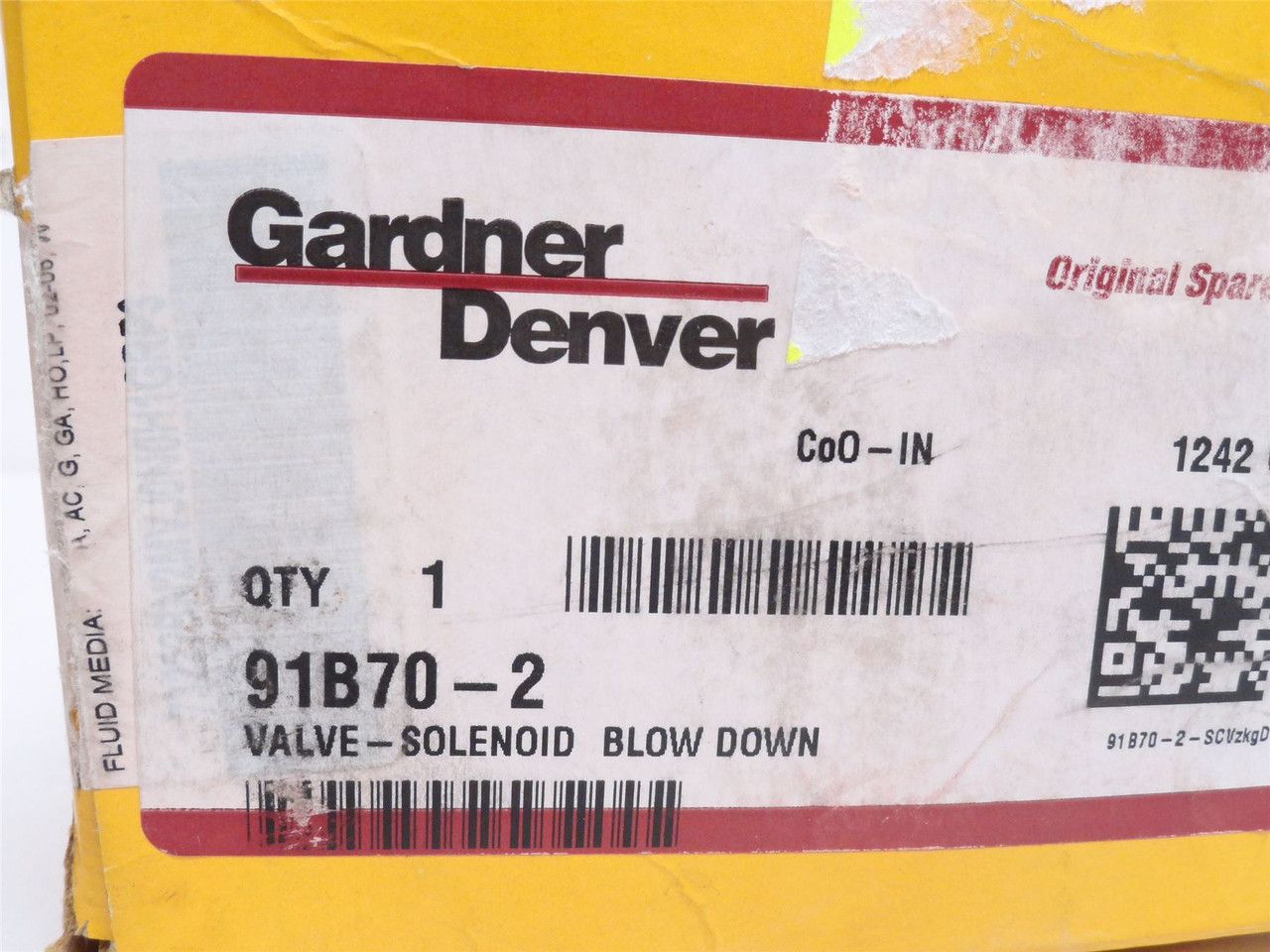 Parker 73222BN2MVJ0N0H1GRP3; Solenoid Valve; 5-200PSI; 1/4NPT