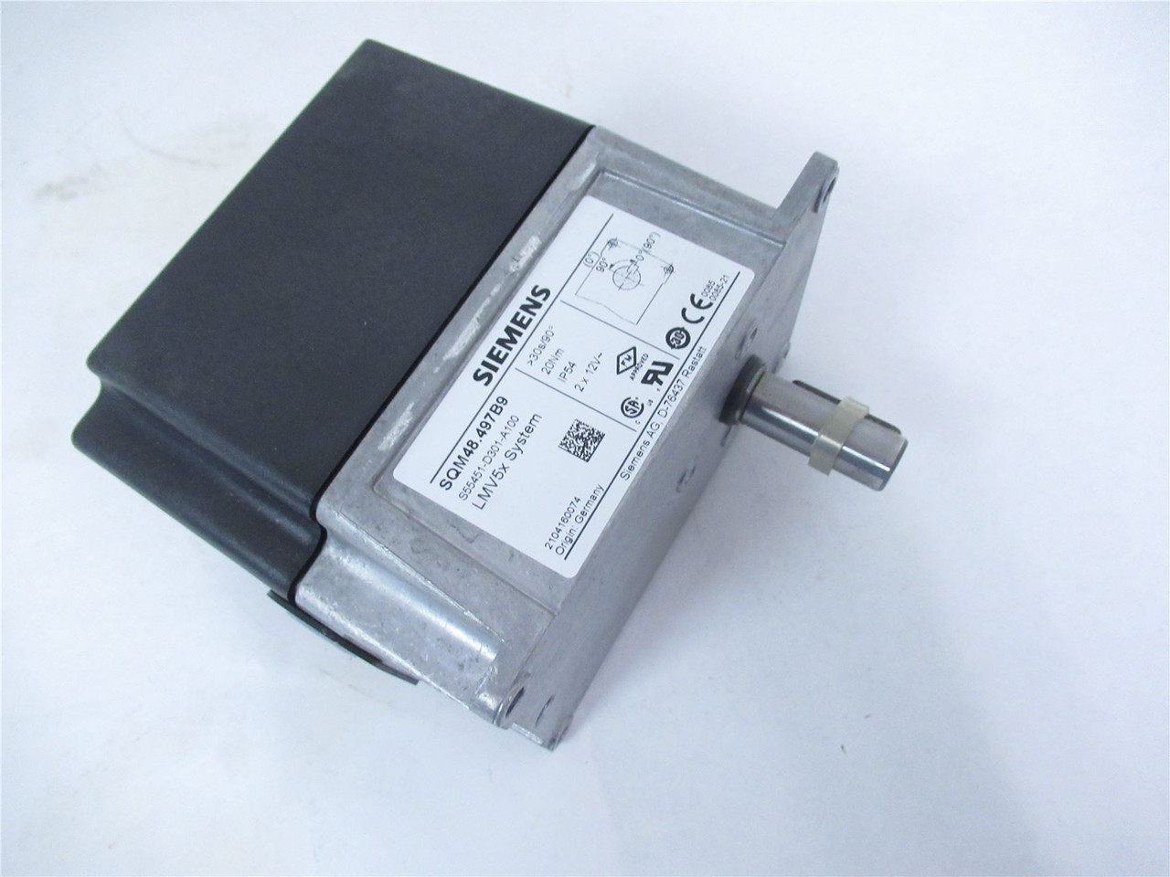 Siemens SQM48.497B9; COMBUSTION ACTUATOR 20 NM TORQUE 30 SEC