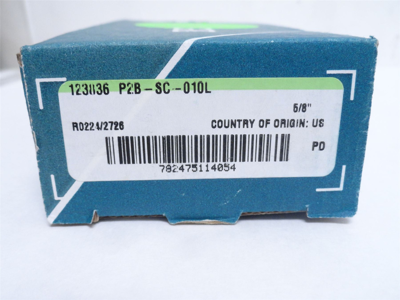 Dodge P2B-SC-010L; Pillow Block Bearing 123836; 5/8"ID 2-Bolt