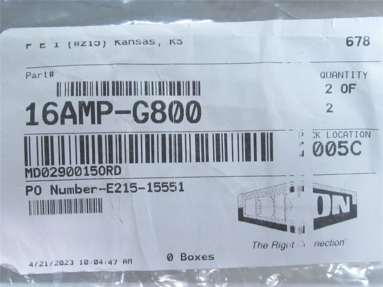 DIXON 16AMP-G800; Solid End Cap; 8" OD; 304 SS