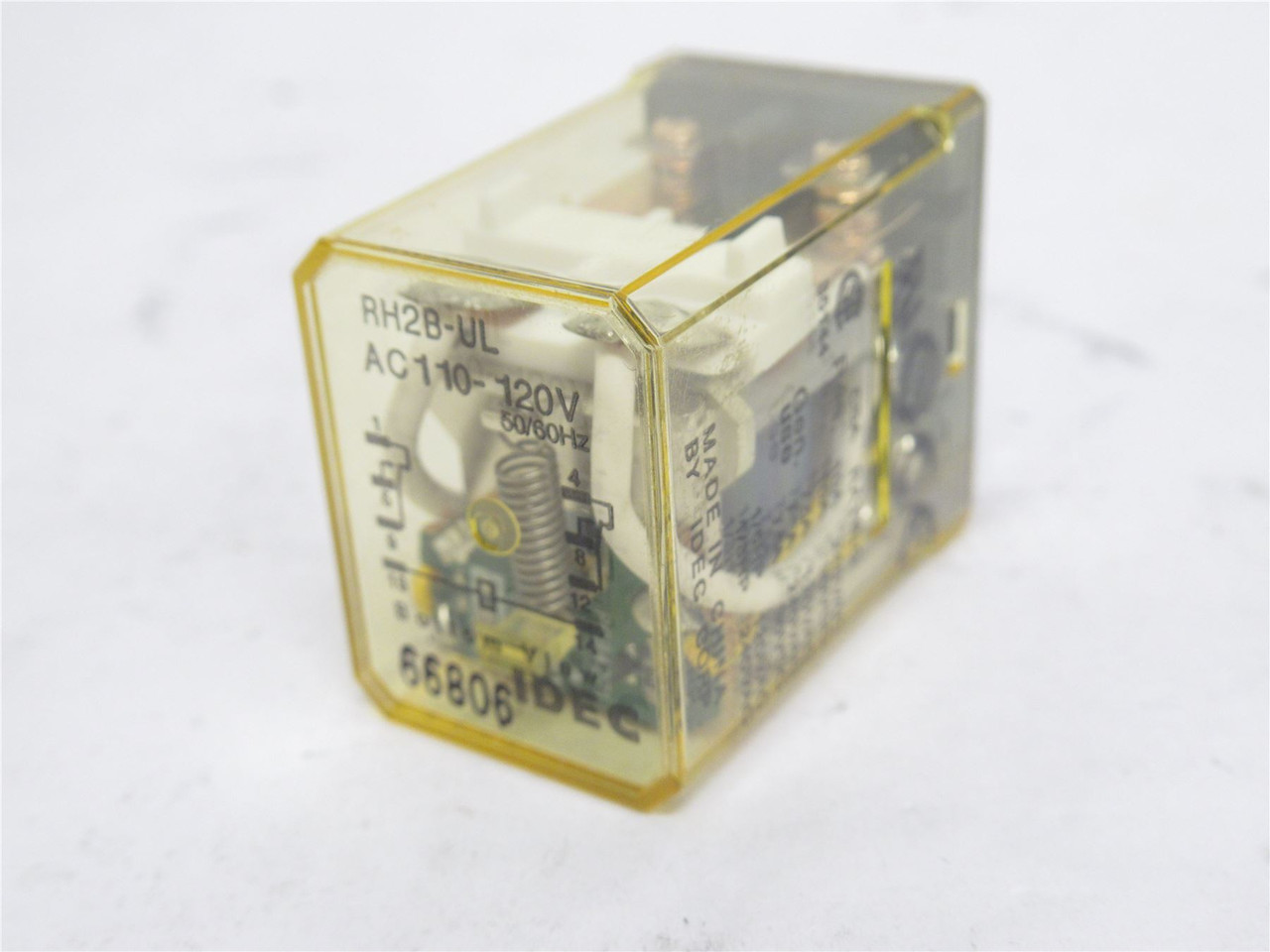 Idec RH2B-ULAC110-120V; Power Relay 10A; 240VAC; Coil 110/120V