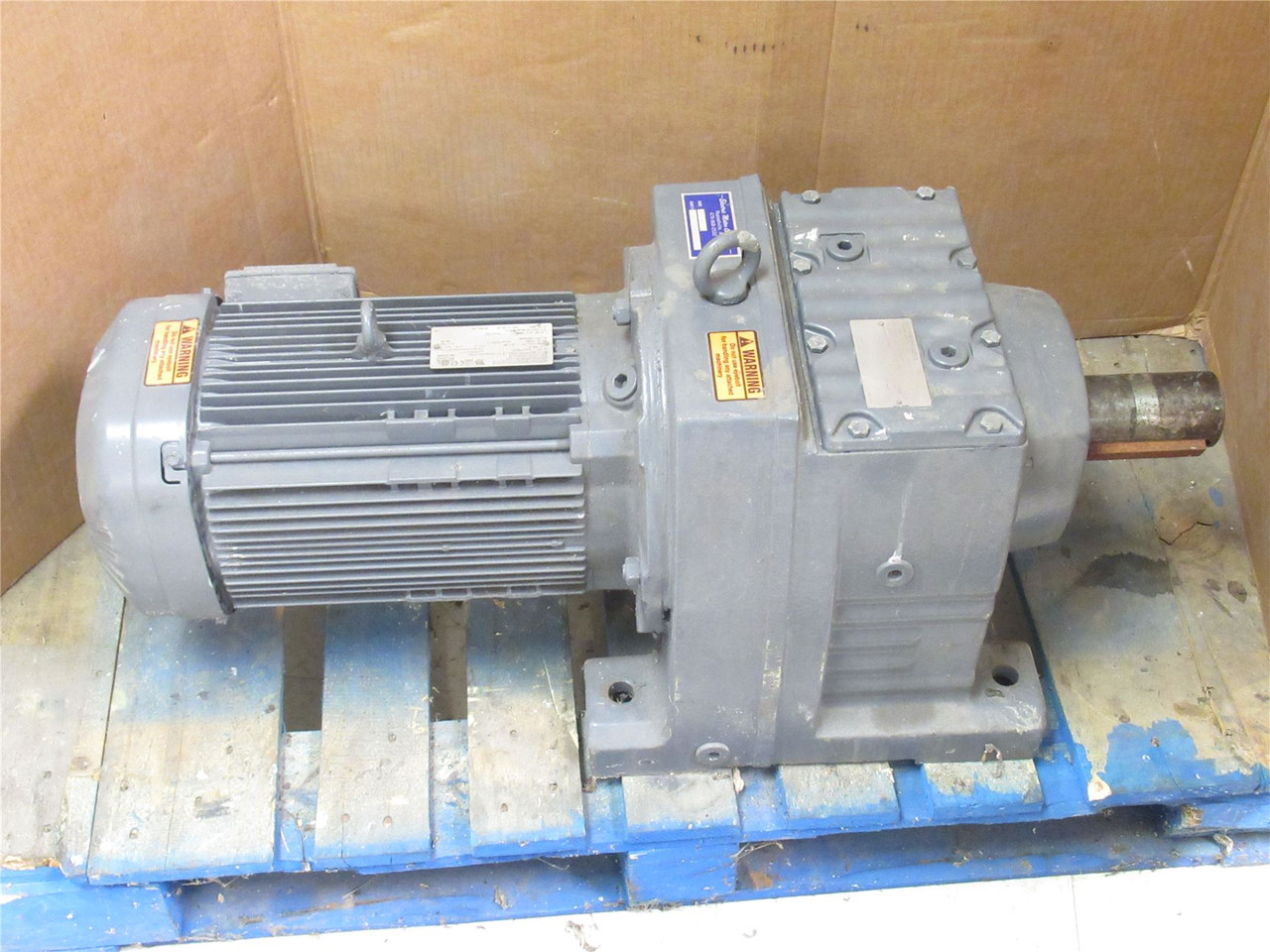 SEW R97 DRN132S4/DH; AC Gearmotor; 47.58:1 Ratio; 230/460V; 1800RPM