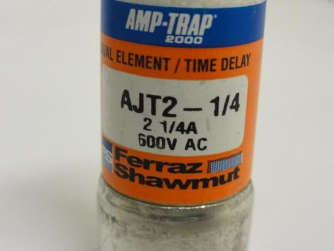 Ferraz AJT2-1/4; Fuse; 2-1/4A; Class J; 600V