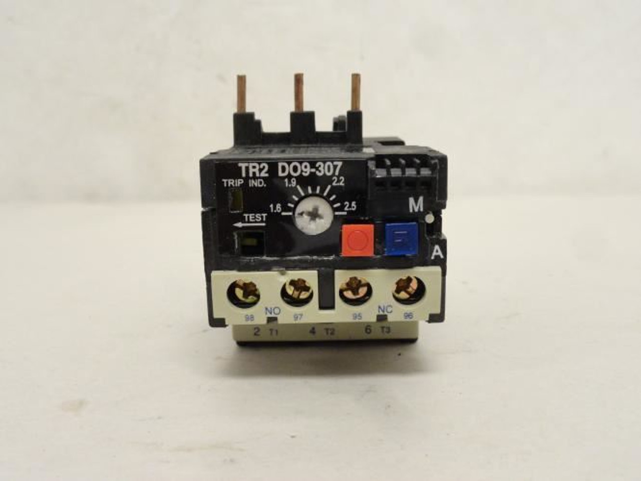 Shamrock TR2 D09-307; Overload Relay; 1.6 - 2.5 Amps; 600VAC