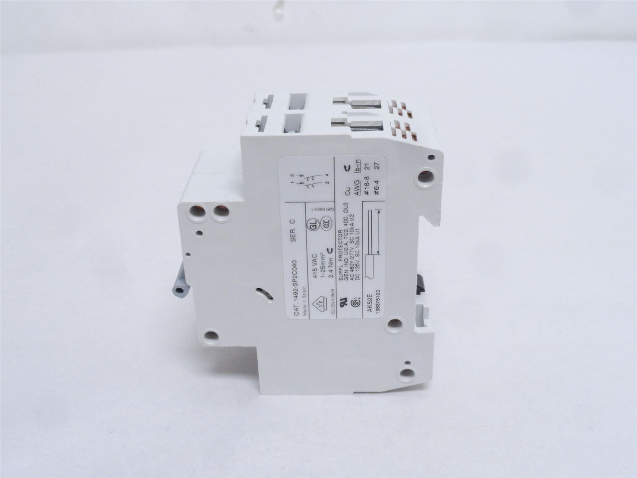 Allen-Bradley 1492-SP2C040; Circuit Breaker; 4A; 2P; 415VAC