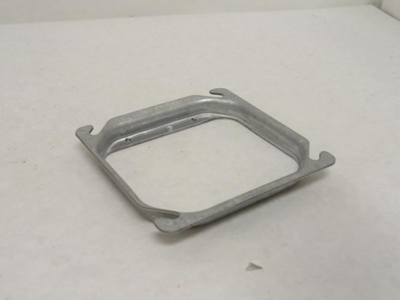 Raco 778; Lot-5 Galvanized Zinc Plaster Rings; 4" Two Gang