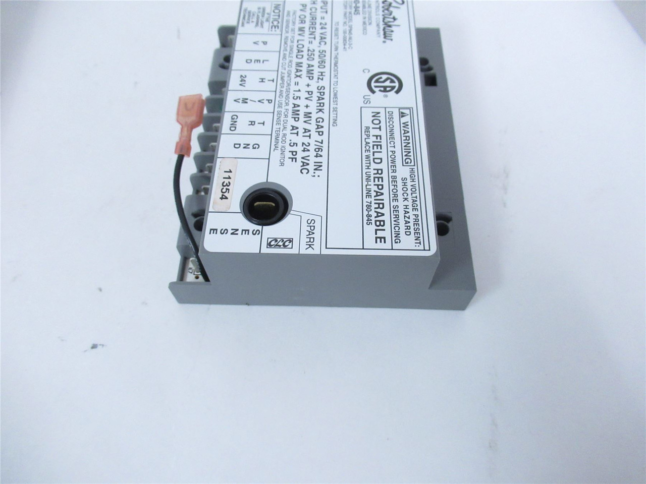 Robertshaw 780-845; Ignition Control 24VAC 90 sec Lock Out
