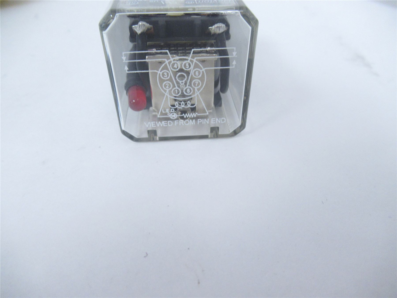 Dayton 5YP81; Lot -3 Relay Socket Mounted  Coil 24VAC  8 Pins