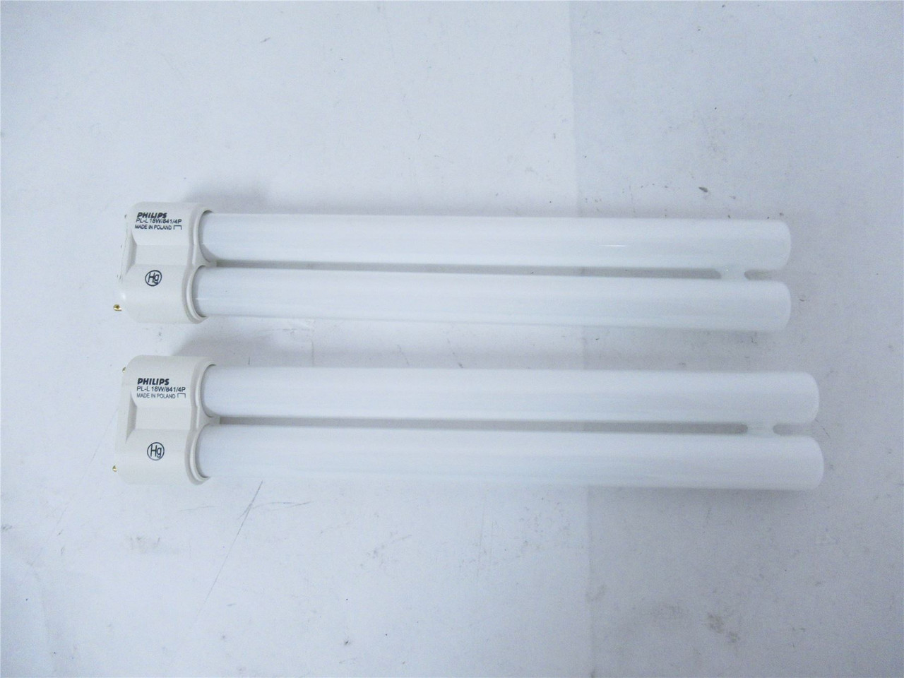 Phillips PL-L 18W; Lot-2 Fluorescent Bulb 18W 4 Pin Base
