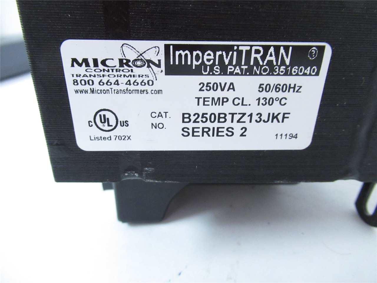 Micron B250BTZ13JKF; Transformer ImperviTRAN 250VA