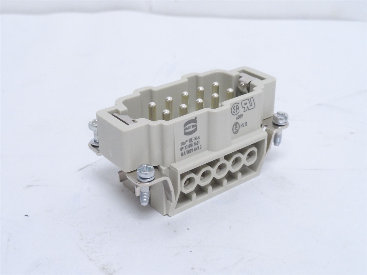 Harting 09330102601_; Plug Insert 09330102601 16A; 600VAC