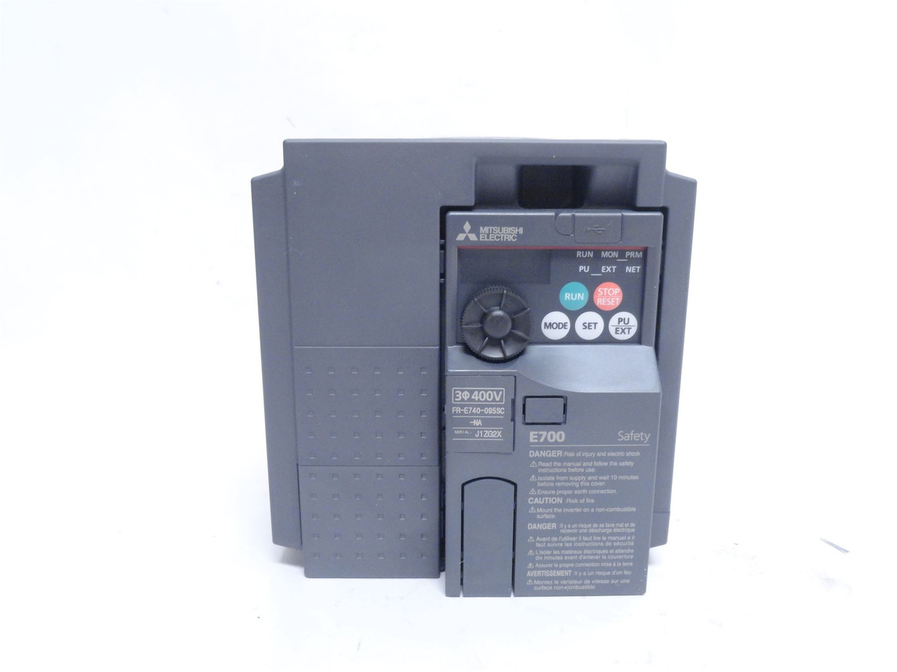 Mitsubishi FR-E740-095SC-NA; AC Drive 5HP 380-480VAC In