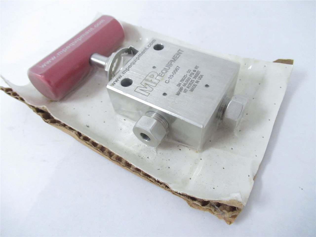 MP EQUIPMENT CO INC C-10-0067; Valve 2 Way Single Stem