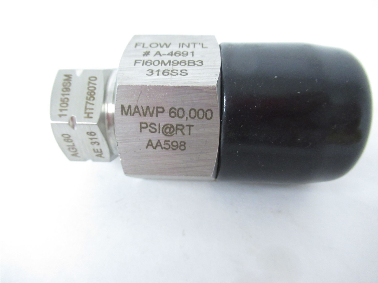 Flow A-4691; High PressureAdapter60K 9/16" Male to 3/8"Female