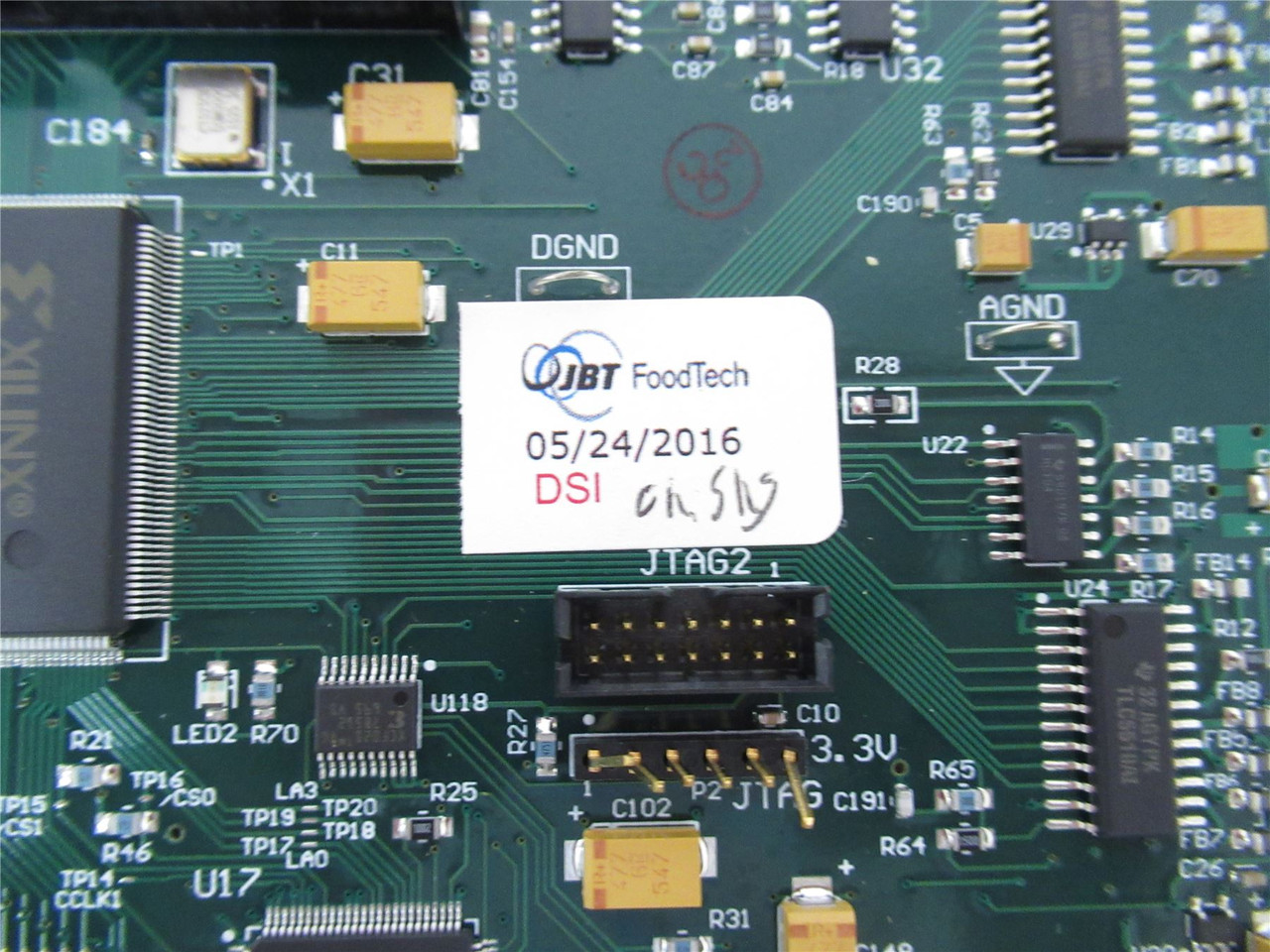 JBT FoodTech 44-0114 REV F; Video Processor Board