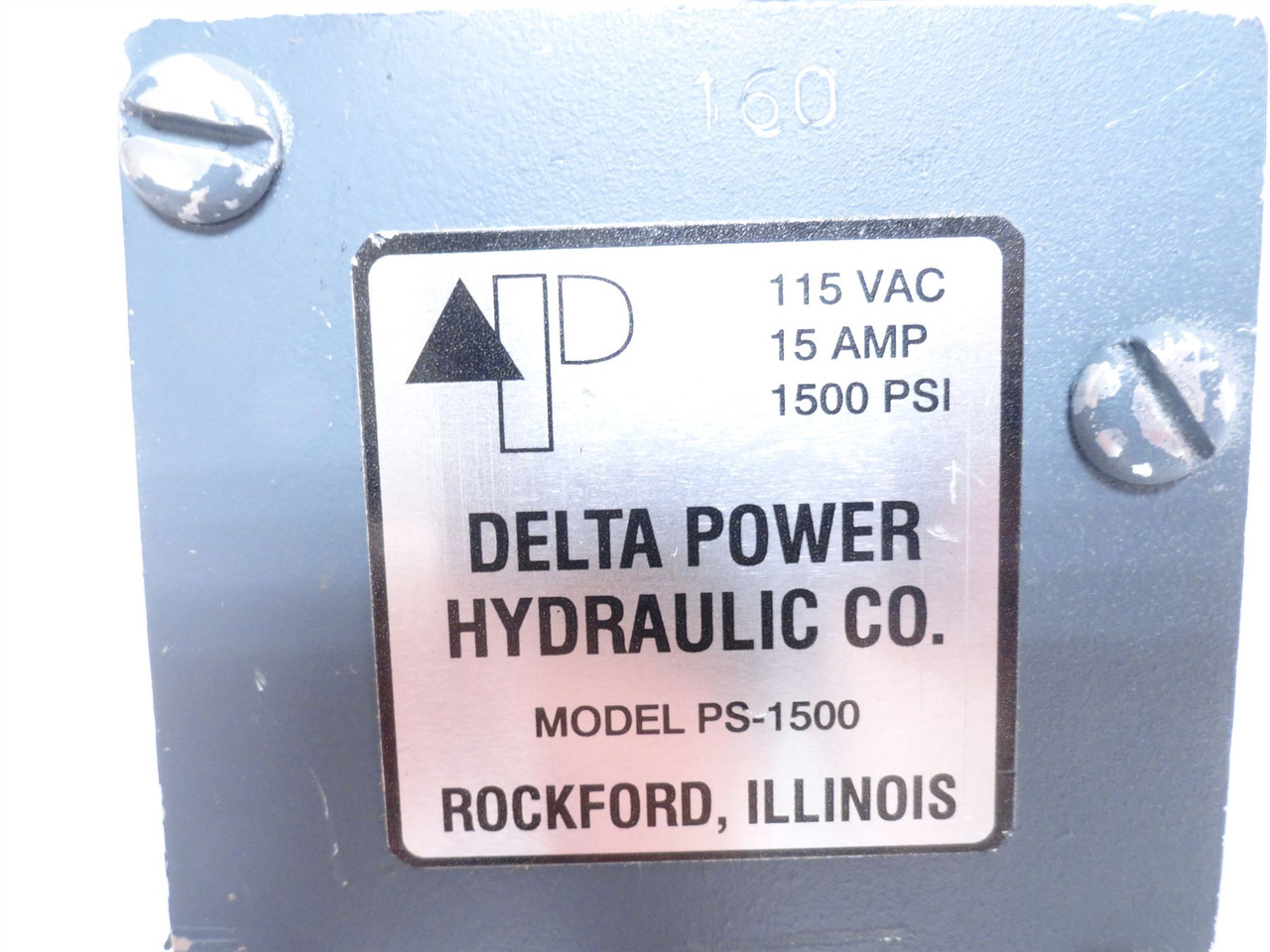 Delta Power PS-1500; Pressure Switch 15A 1500PSI 115VAC 1/4NPT
