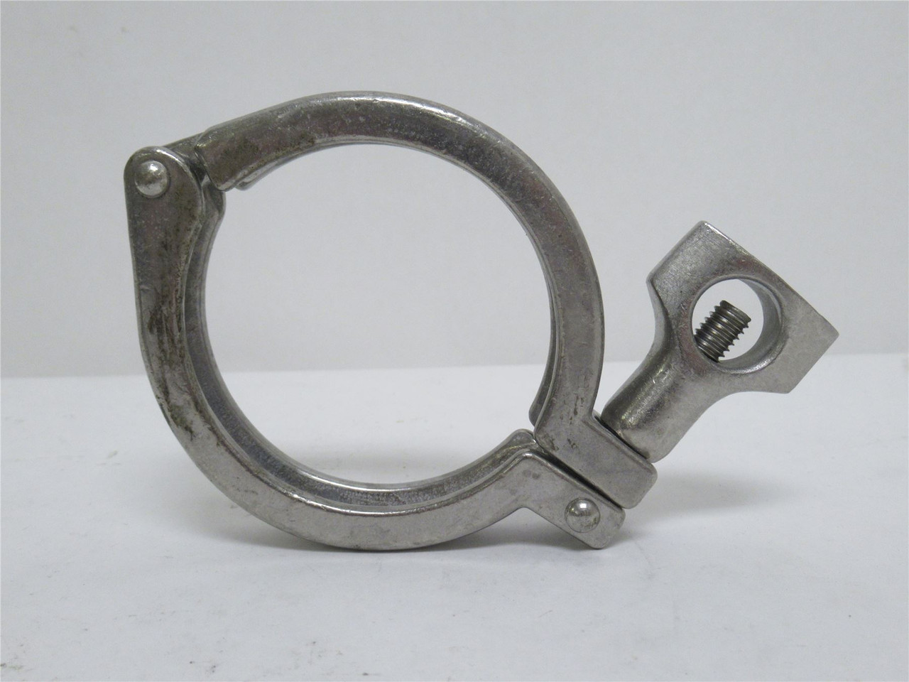 MFG- 13MHHM250; Lot-3 Single Pin Pipe Clamps; 2-1/2"; SS; Mixed MFG MFG- 13MHHM250; Lot-3 Single Pin Pipe Clamps; 2-1/2"; SS; Mixed MFG