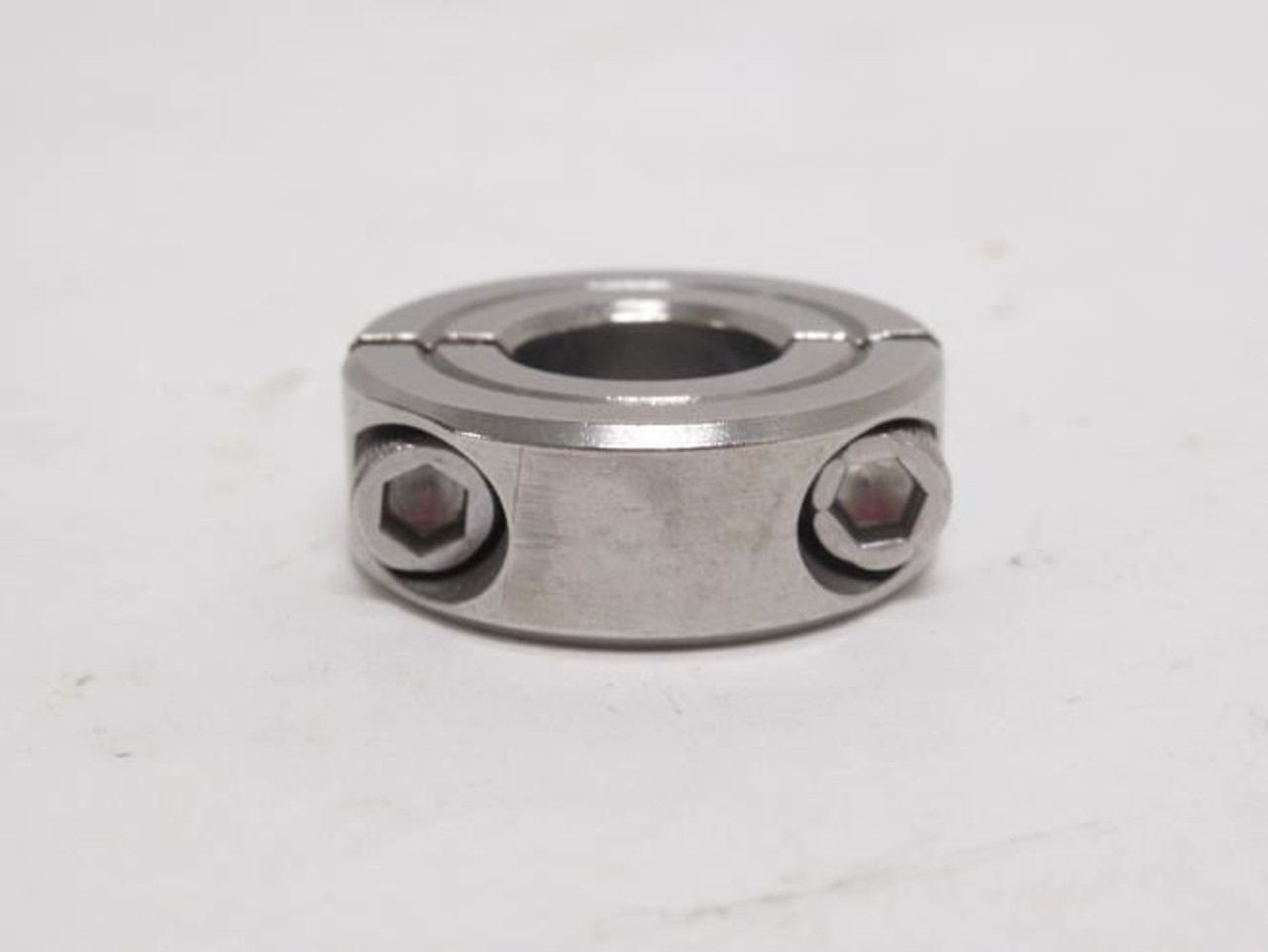 MFG- 1L717; Shaft Clamp Collar; SS; 1/2"ID x 1-1/8"OD; 2-Piece