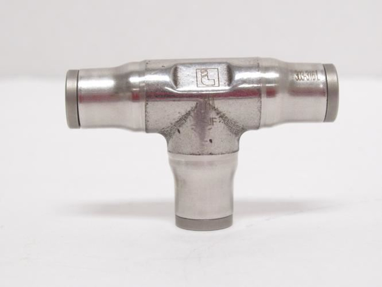 Legris 3804 56 00; Air Union Tee; SS-316; 1/4 PTC
