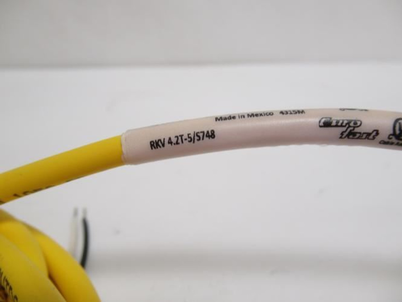 Turck RKV4.2T-5/S748; Straight EuroFast Cordset U5120-11; 5m