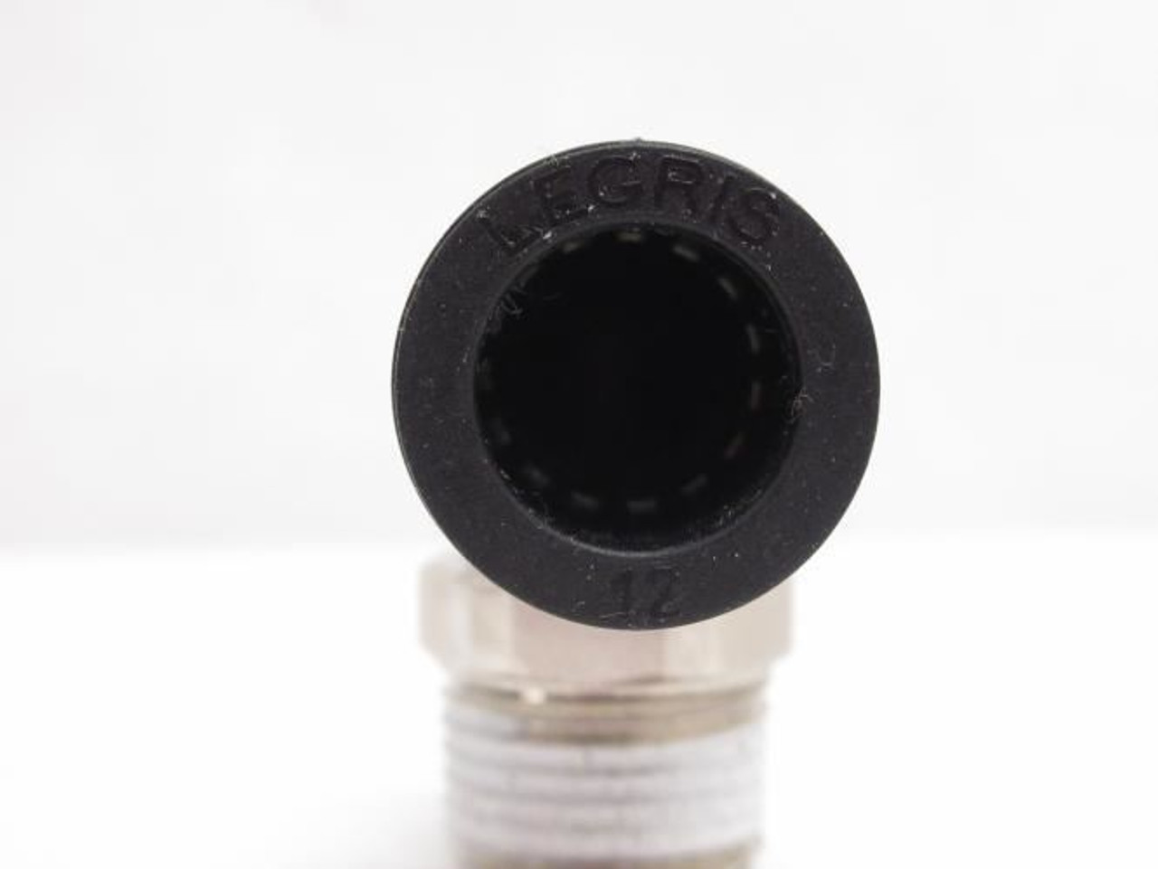 Legris 3109-12-17-1; Male Stud Elbow; 90Deg 12mm PTC; 3/8 BSPT