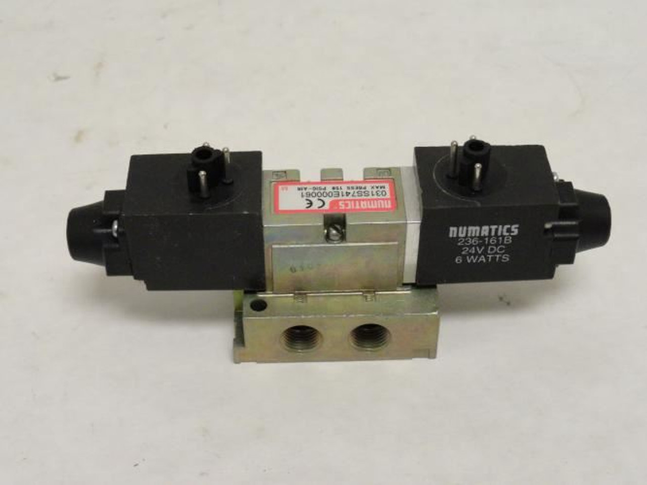 Numatics 031SS741E000061; Solenoid; 3-Pos; 150PSIG; 24VDC@6W