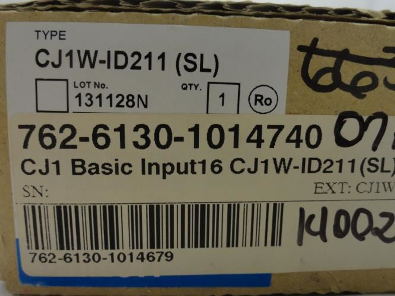 Omron CJ1W-ID211 (SL); Input Unit; 7mA; 24VDC