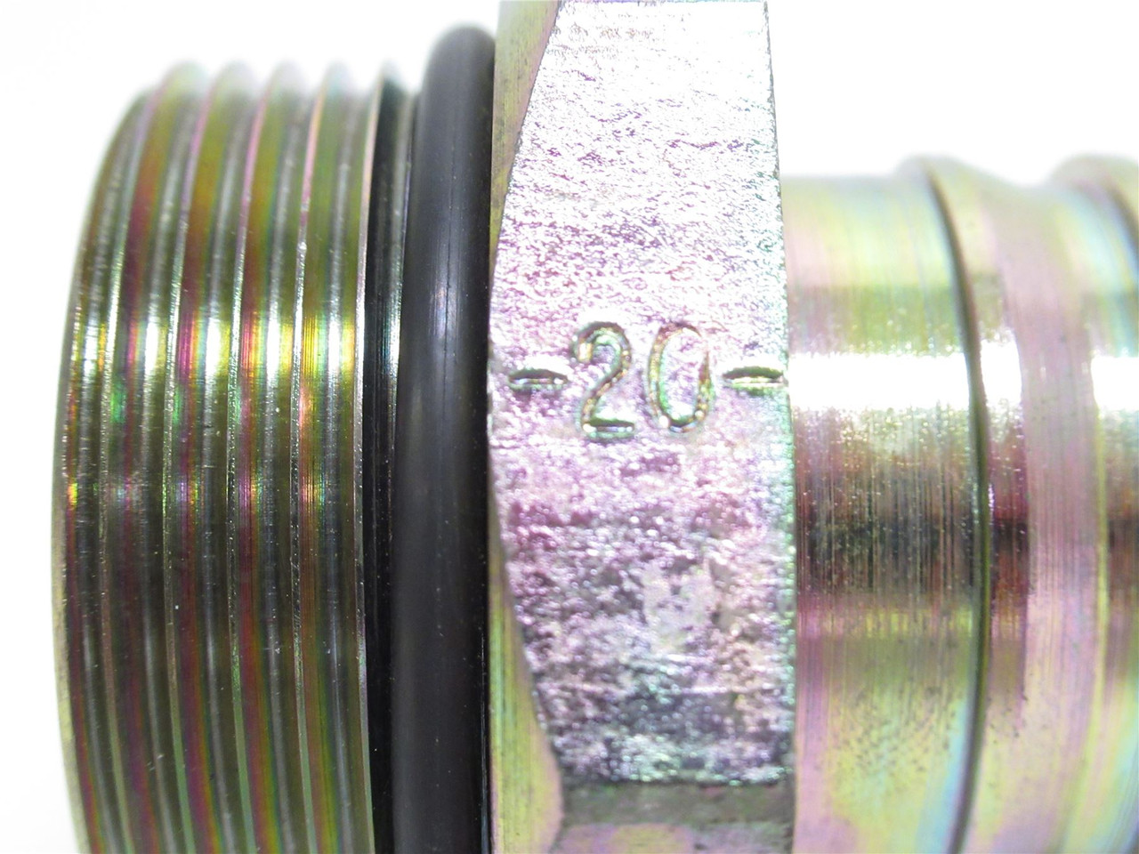 Parker 20MB-20; Hose Barb Connector; 1-1/4" Barb x 1-1/4 BOSS Parker 20MB-20; Hose Barb Connector; 1-1/4" Barb x 1-1/4 BOSS