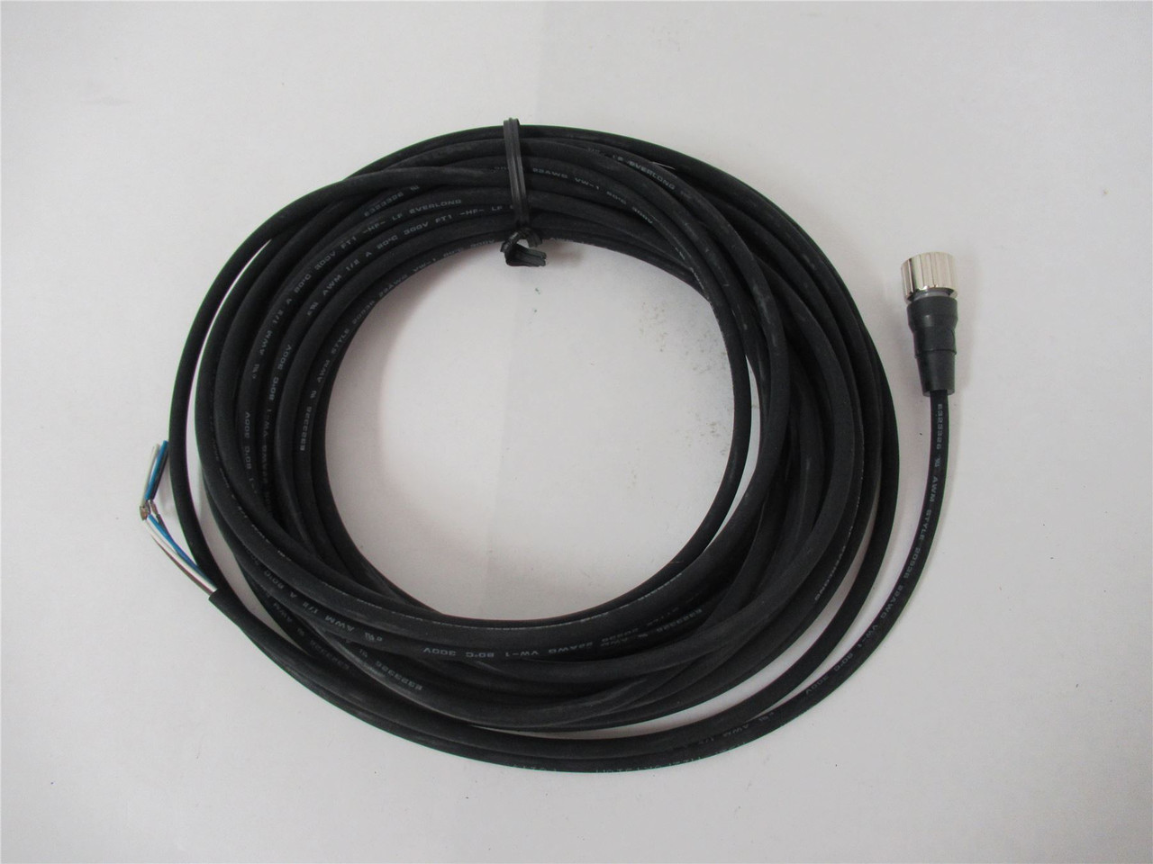 Omron  XS2F-M12PUR4S10M; Cable M12 4 Pin Black PUR 10M