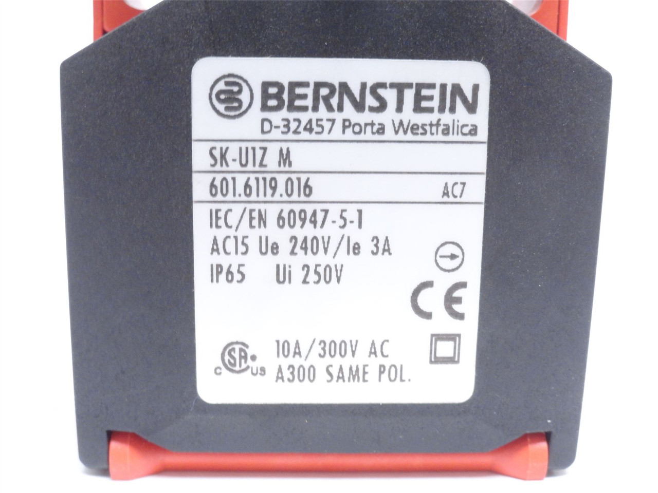 Bernstein SK-UIZM; Interlock Safety Switch; 3 Amps; 240VAC